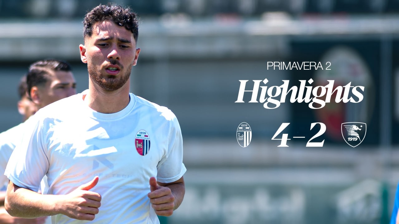 Highlights Ascoli-Salernitana | Primavera 2 | Ascoli Calcio