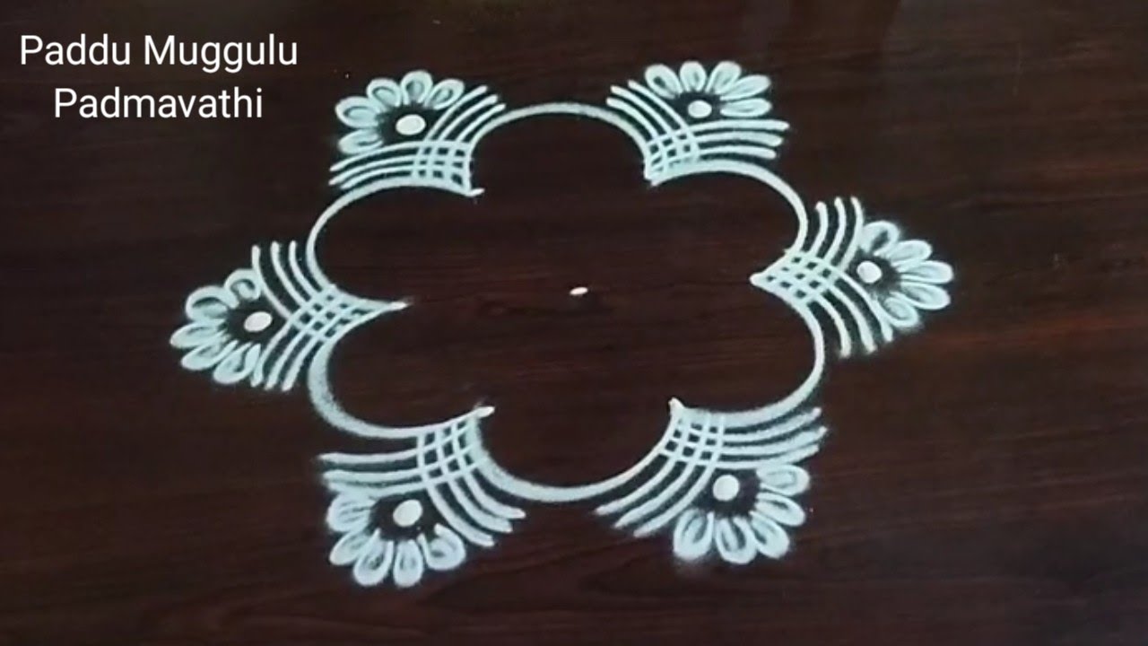 Easy Sravana sukravaram Muggulu 🍀 3x2 Dots Simple Rangoli Designs🍀 Festival Rangoli 🍀 Paddu Muggulu 