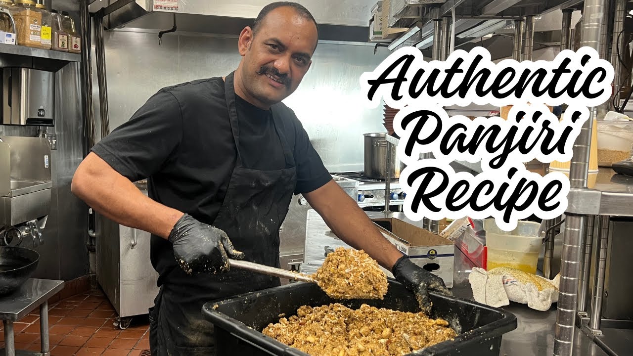 Panjiri Recipe | पंजीरी रेसिपी | Authentic Panjiri Recipe | Homemade Panjiri Recipe | Chef Khursheed