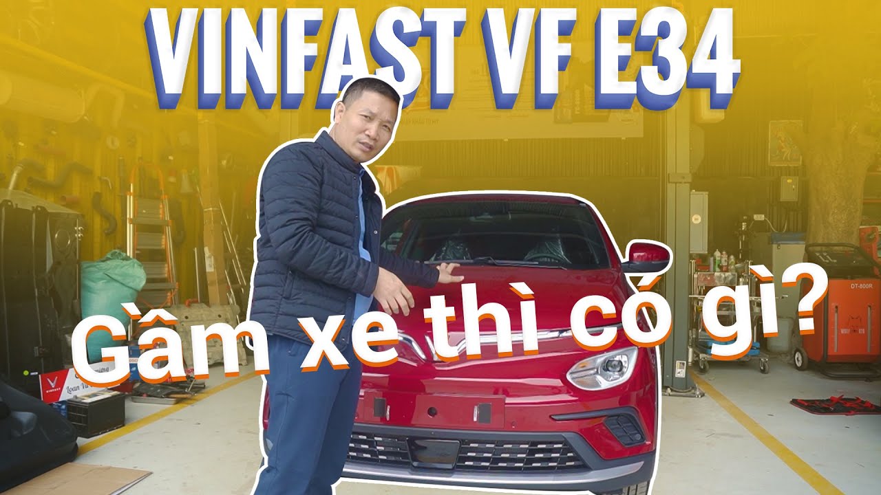 Lộn gầm xe điện đầu ti&ecirc;n của Việt Nam VINFAST VF E34 c&oacute; g&igrave;? | Whatcar.vn