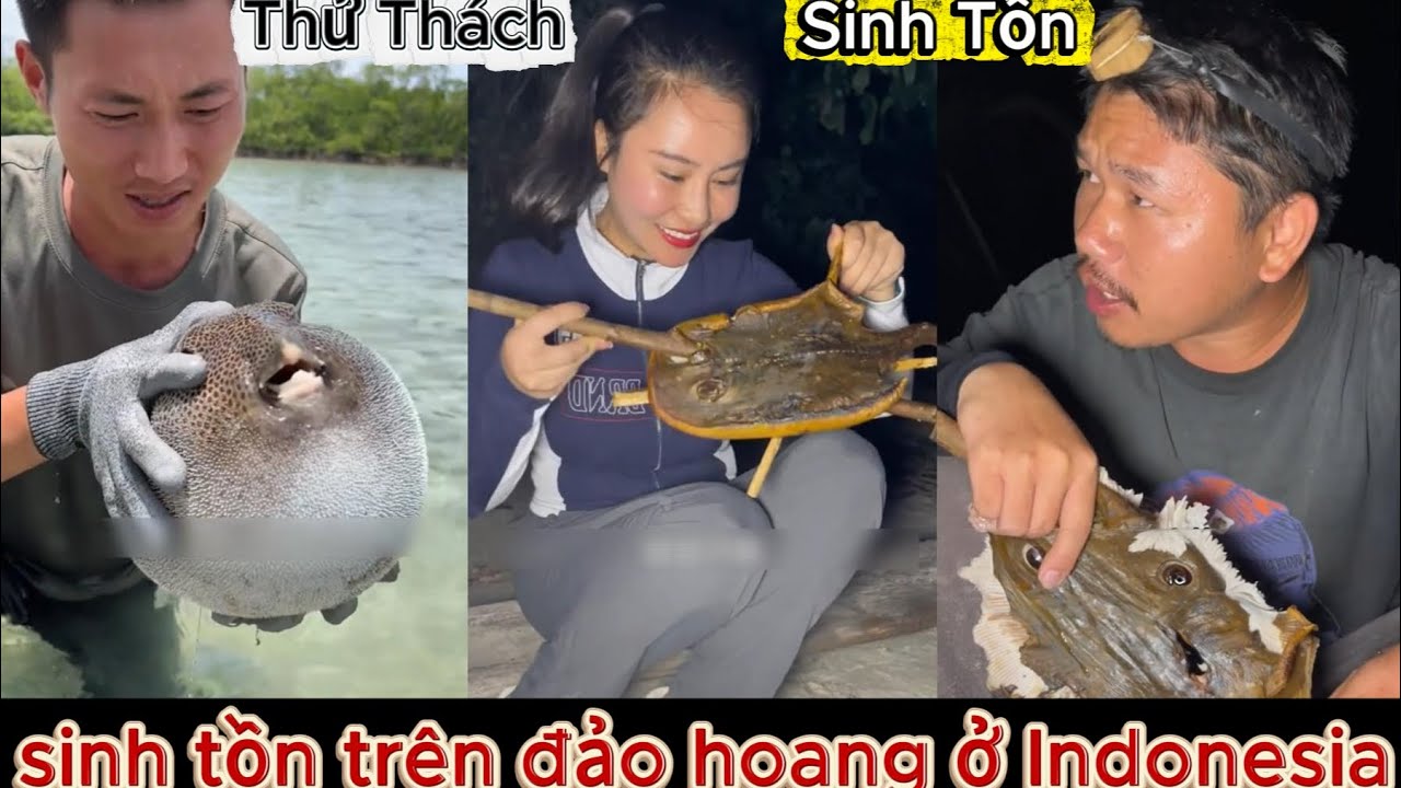 Full | Thử thách sinh tồn trên đảo hoang ở Indonesia, trải nghiệm cuộc sống hoang dã| Hà Bá Sinh Tồn