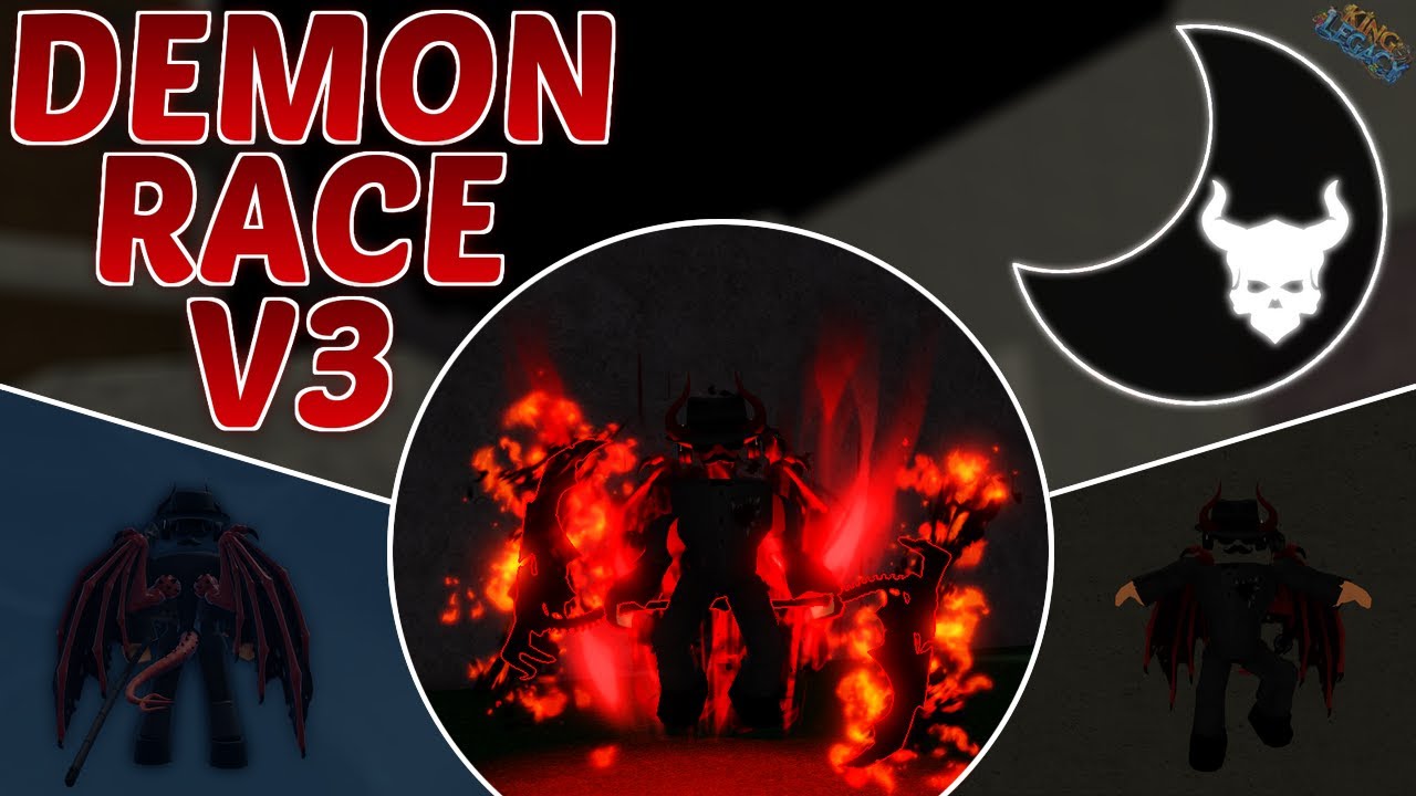 How to get the new DEMON RACE and AWAKEN IT + Showcase | King Legacy Update 8