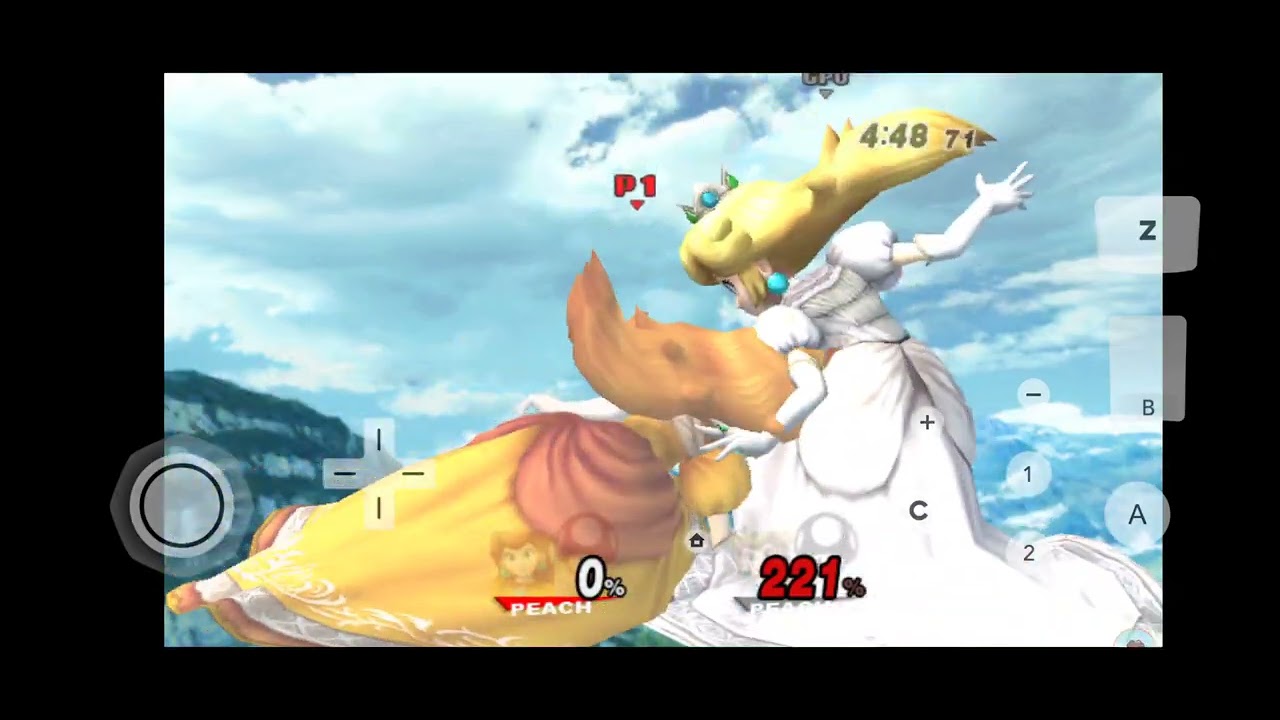 SSBB: Giant Growing Daisy vs Giant Growing Peach (White)
