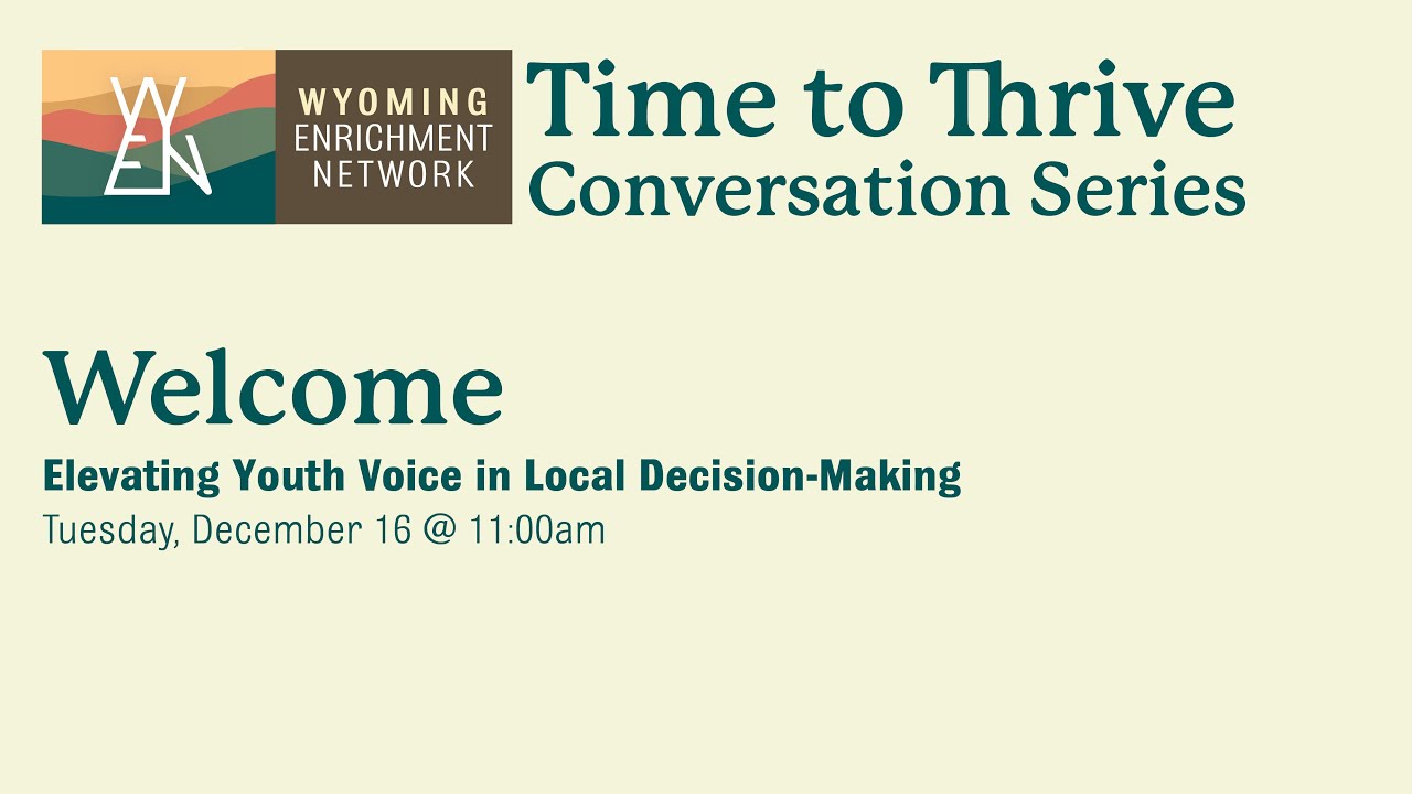 Elevating Youth Voice in Local Decision-Making