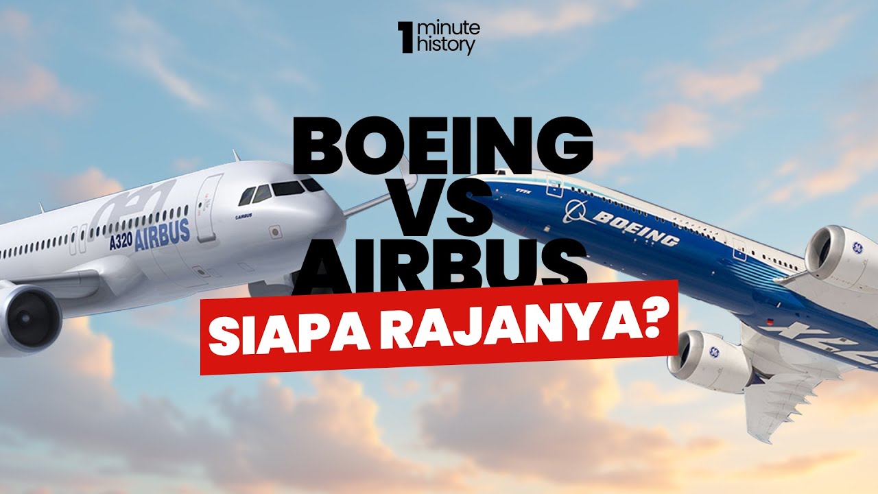 BOEING VS AIRBUS : SIAPA RAJA AVIASI DUNIA? SEJARAH, DRAMA DAN INOVASI TERBARU!