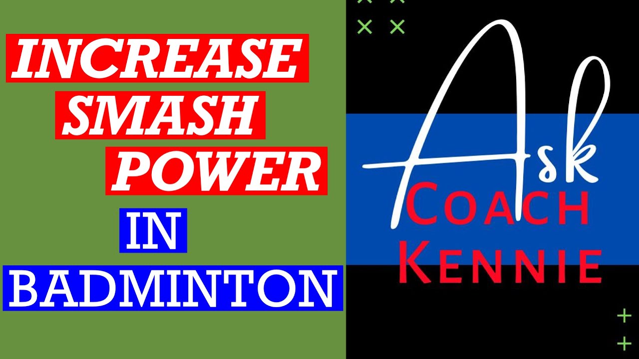 INCREASING SMASH POWER IN BADMINTON #badminton #smash #askcoachkennie #badmintonsmash