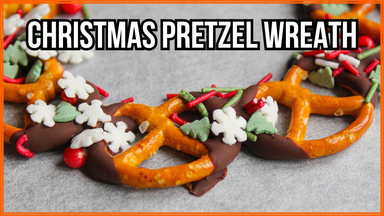 How to Make Chocolate Pretzel Wreaths | The Ultimate Christmas Treat! 🎄🍫✨