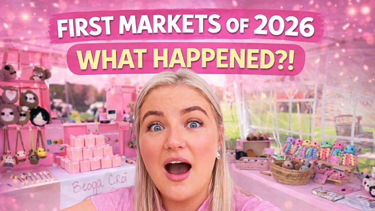 I Took 100 Crochet Plushies to Market… Did They Sell?