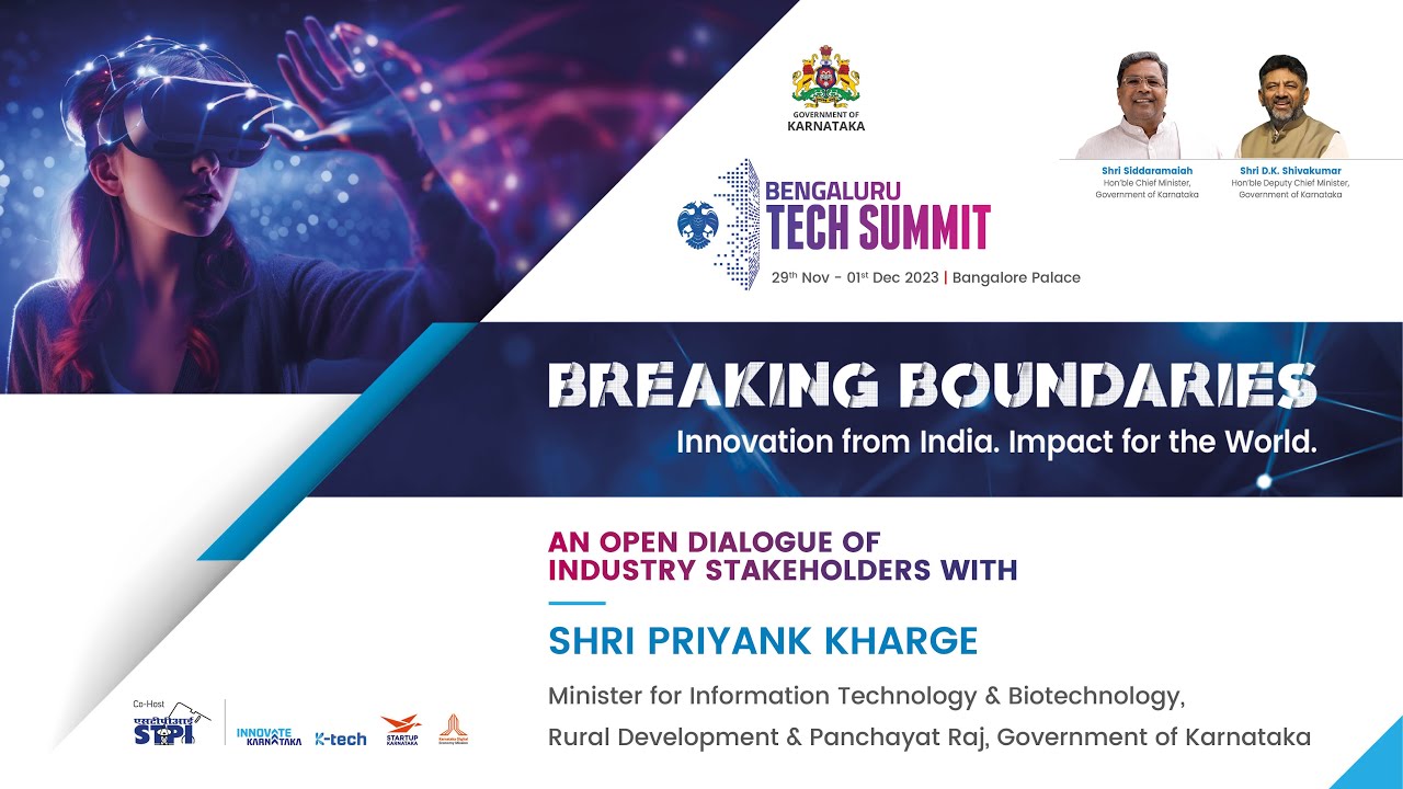 Live from New Delhi- Bengaluru Tech Summit 2023 Meet