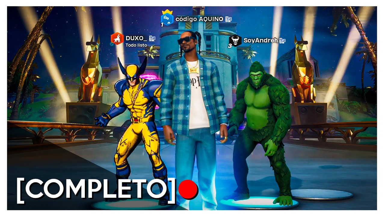 AQUINO juega FORTNITE [COMPLETO]