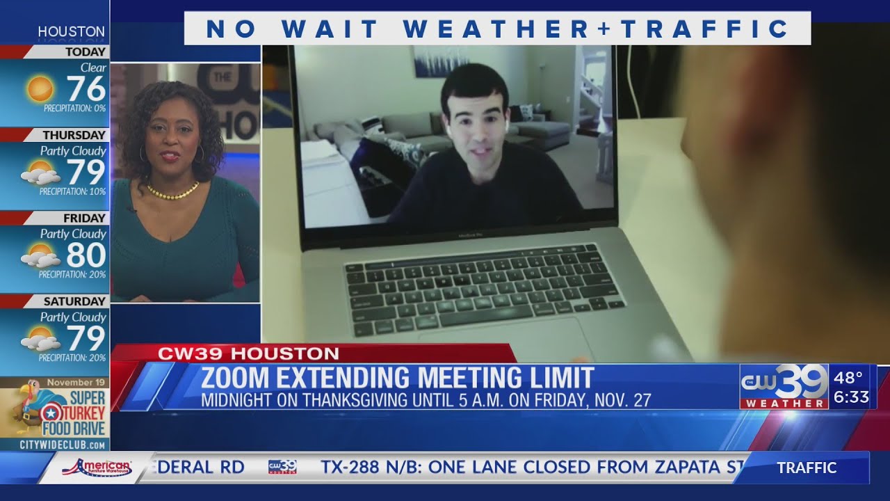 HEADLINES - Zoom unlimited for Thanksgiving holidays - Sharron Melton