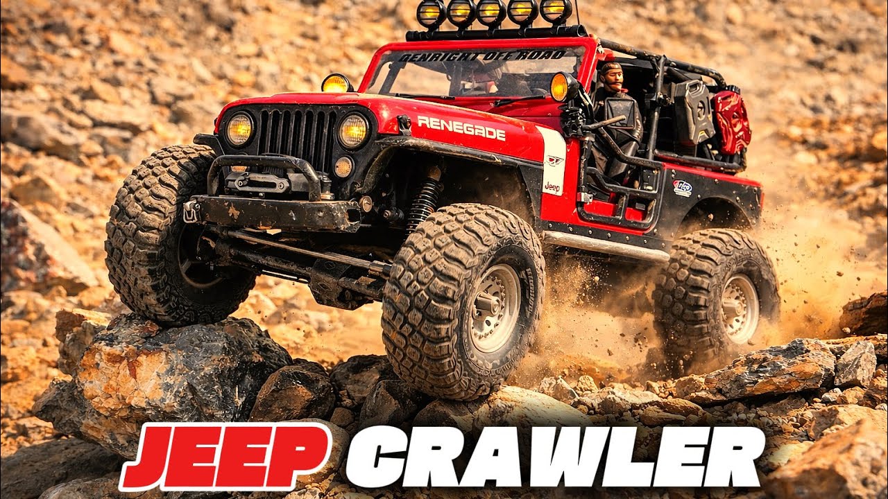 이게 RC라고? 실차급 Jeep CJ7 Rock Crawling