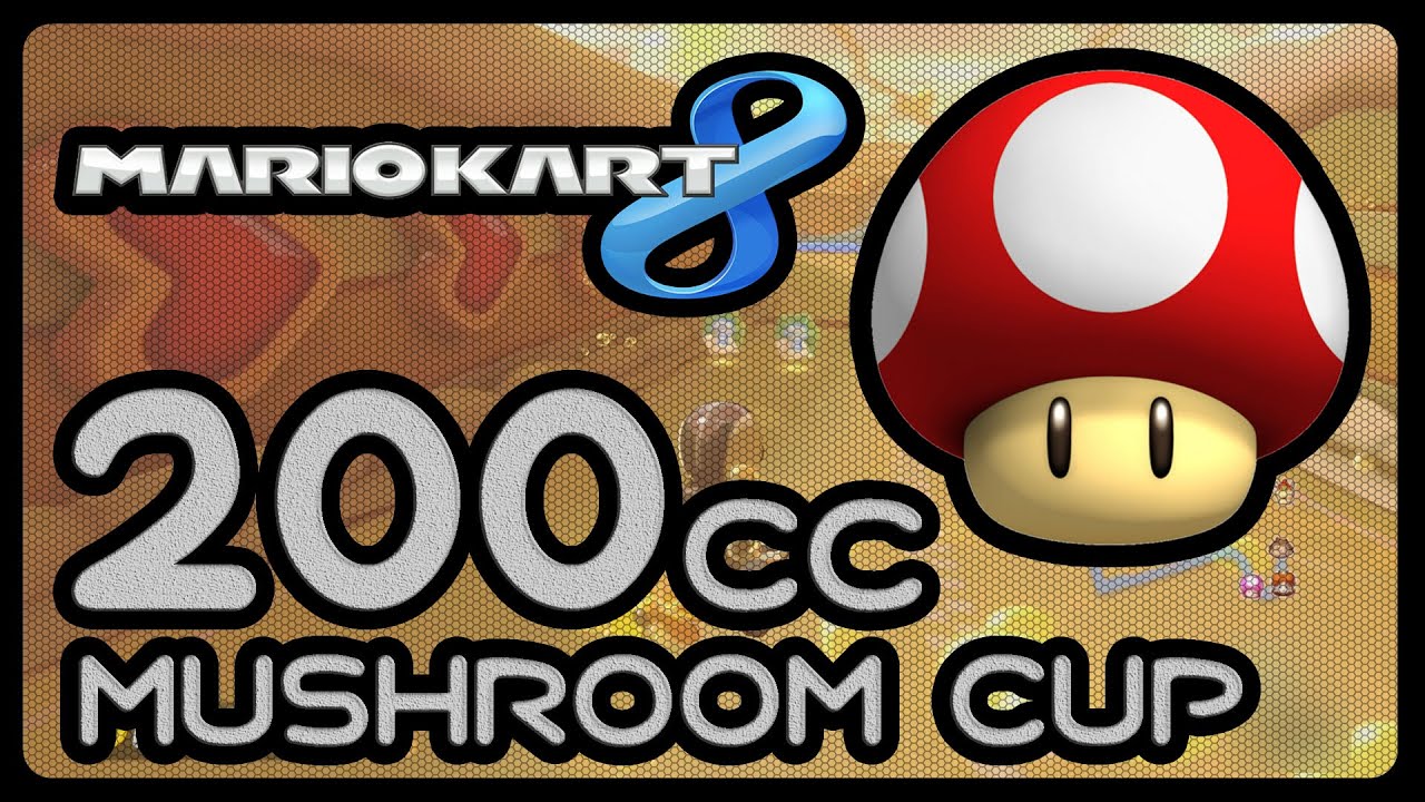 Let's Play Mario Kart 8 (1080p/60fps) - Mushroom Cup (200cc)