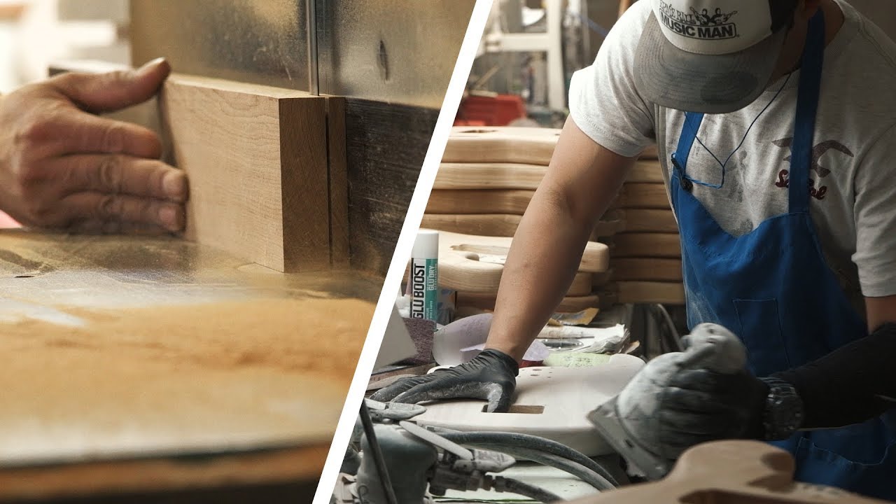 Fabrication d'une Guitare l by Music Man - California