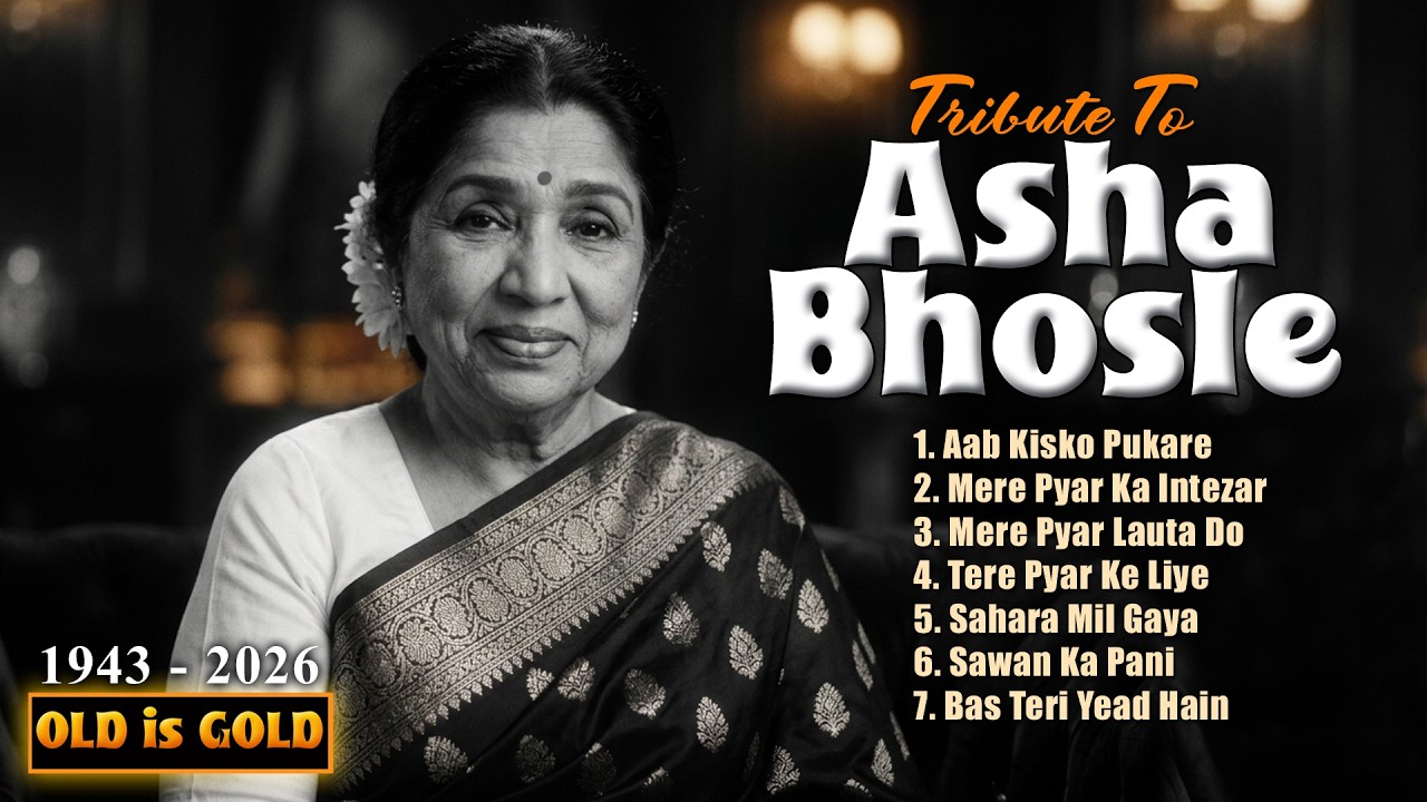 Tribute To Asha Bhosle | Evergreen Old is Gold Hindi Songs | Asha Bhosle Hit Song Audio Jukebox