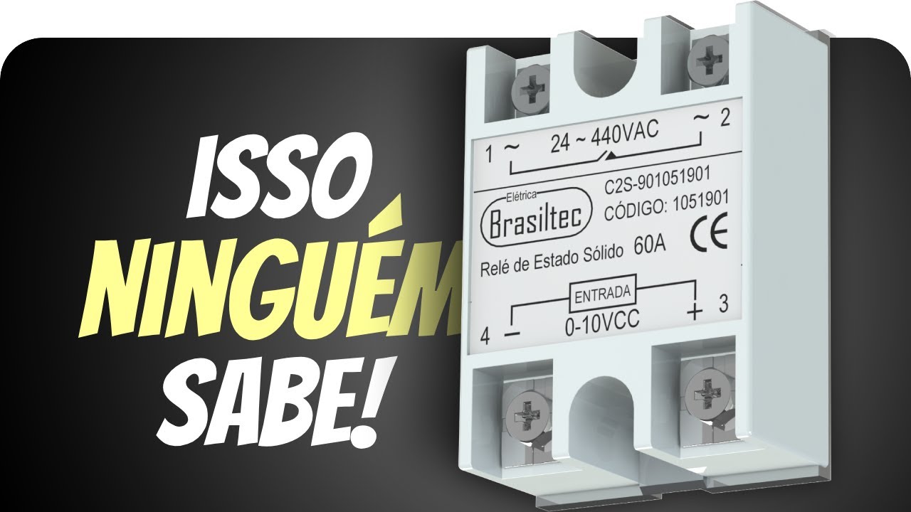 O segredo por trás dos relés de estado sólido ANALÓGICOS - 0 a 10V, 4 a 20mA e 470kΩ