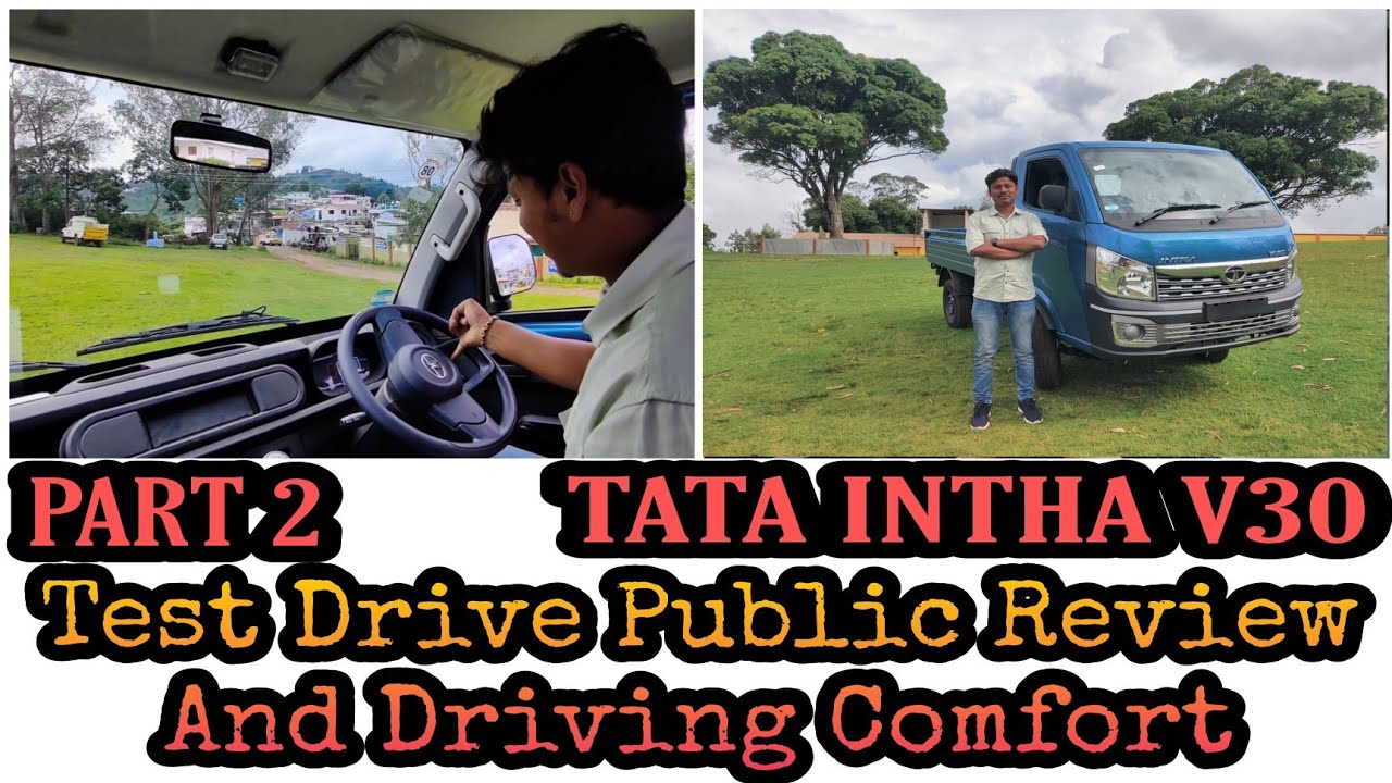 2022 Tata Intra V30| டெஸ்ட் டிரைவ் பொது விமர்சனம் மற்றும் ஓட்டுநர் வசதி | Tata Motors lovers ❤️🔥❣️