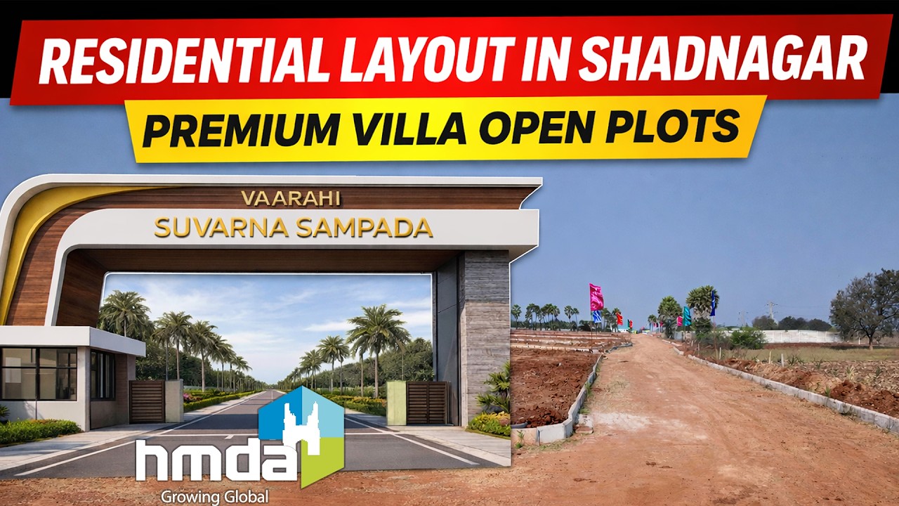 Premium Villa Plots | HMDA Approved | Prime Location in shadnagar