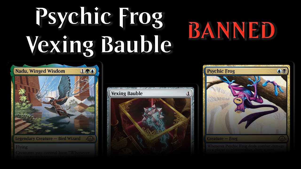 Psychic Frog Banned! Using Data to Examine the Legacy Announcement