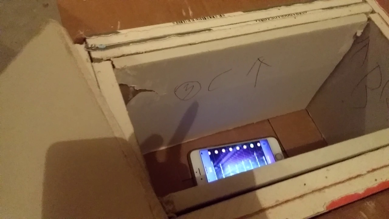 Green glue noise reduction on dry wall test 3