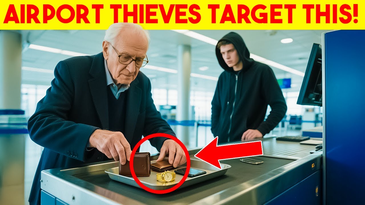 Senior Travel Warning How Airport Thieves Steal Without You Noticing