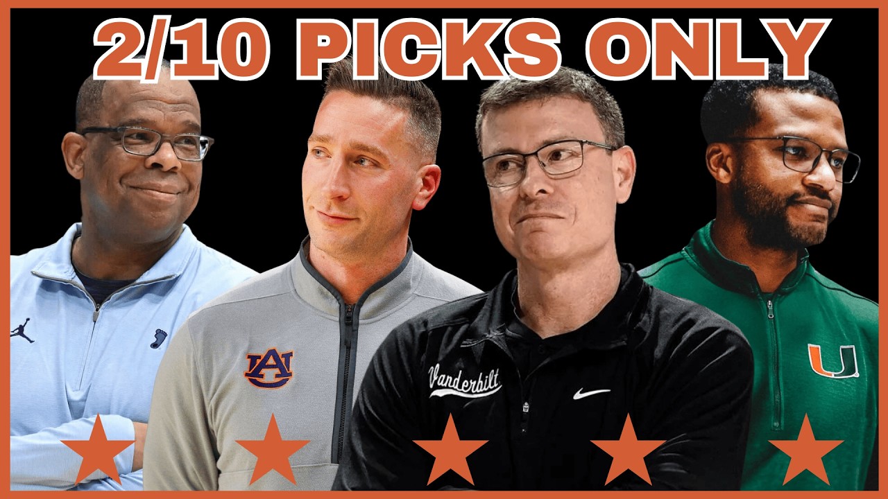 College Basketball PICKS ONLY - Tuesday, February 10th | TCE Trims