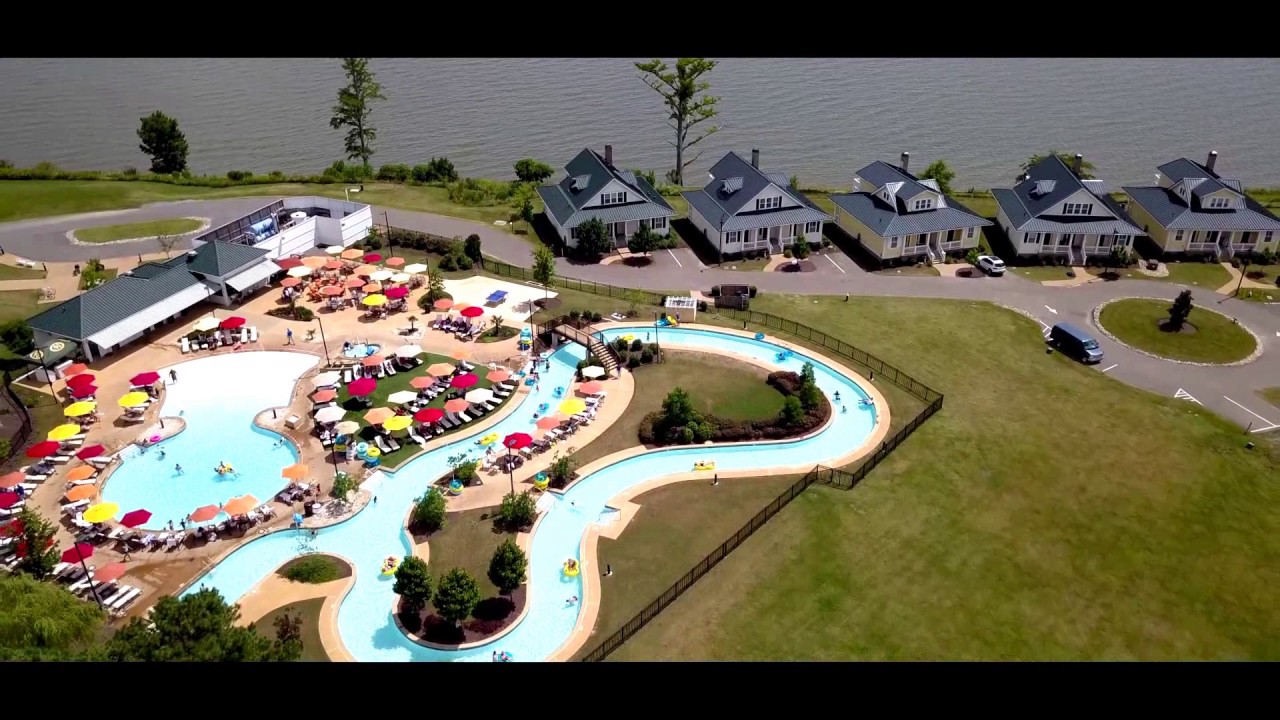 Kingsmill River Pool Aerial