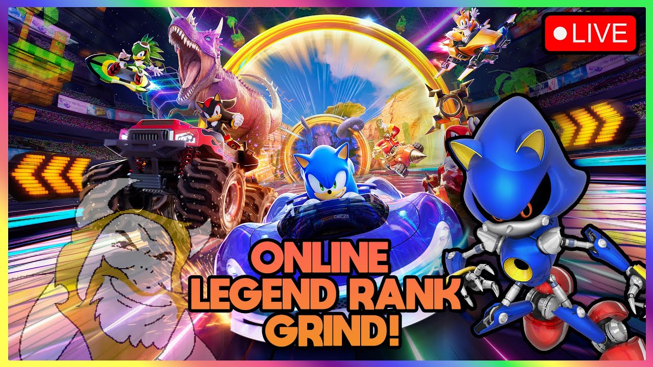 SONIC RACING CROSSWORLDS LEGEND RANK GRIND, WE'RE DOMINATING RANKED