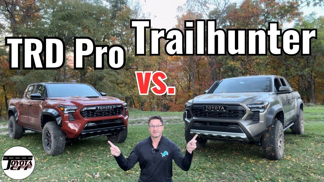 Truck Battle: 2024 Tacoma TRD Pro vs Trailhunter! Who Wins?