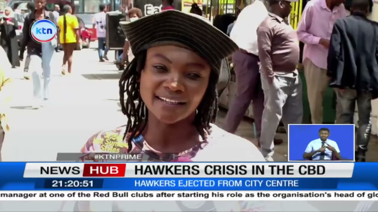 Hawkers ejected from city centre, county govt accused of actiing hastily