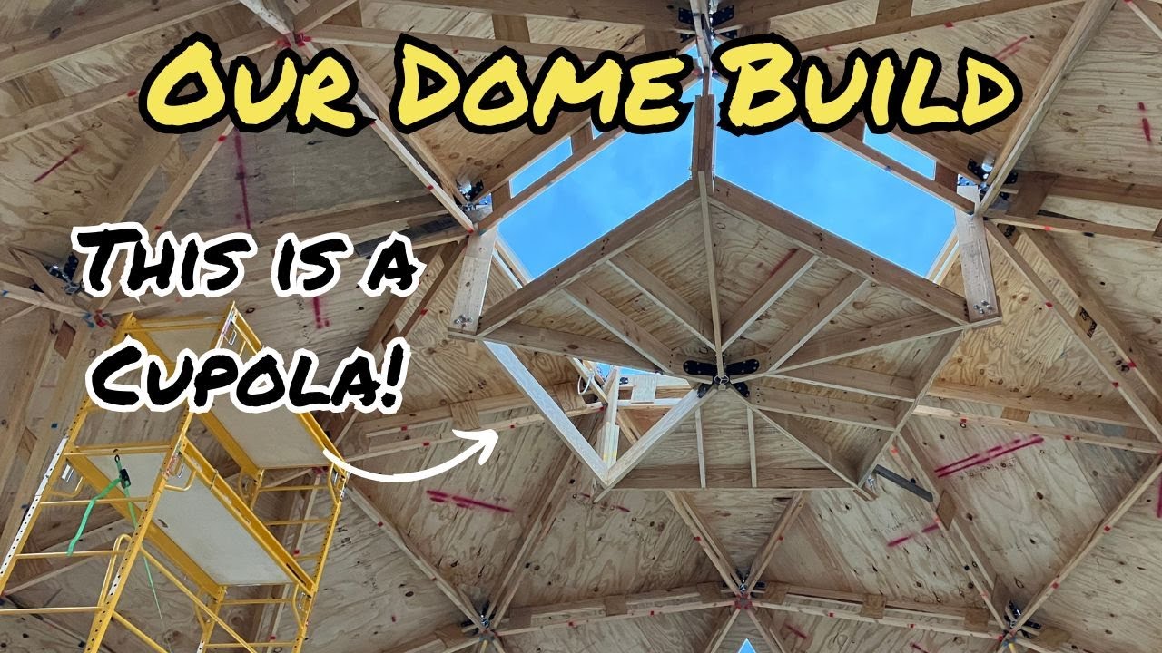 Building The Cupola Floor 25 Feet Up...How Does It Stay Up There!