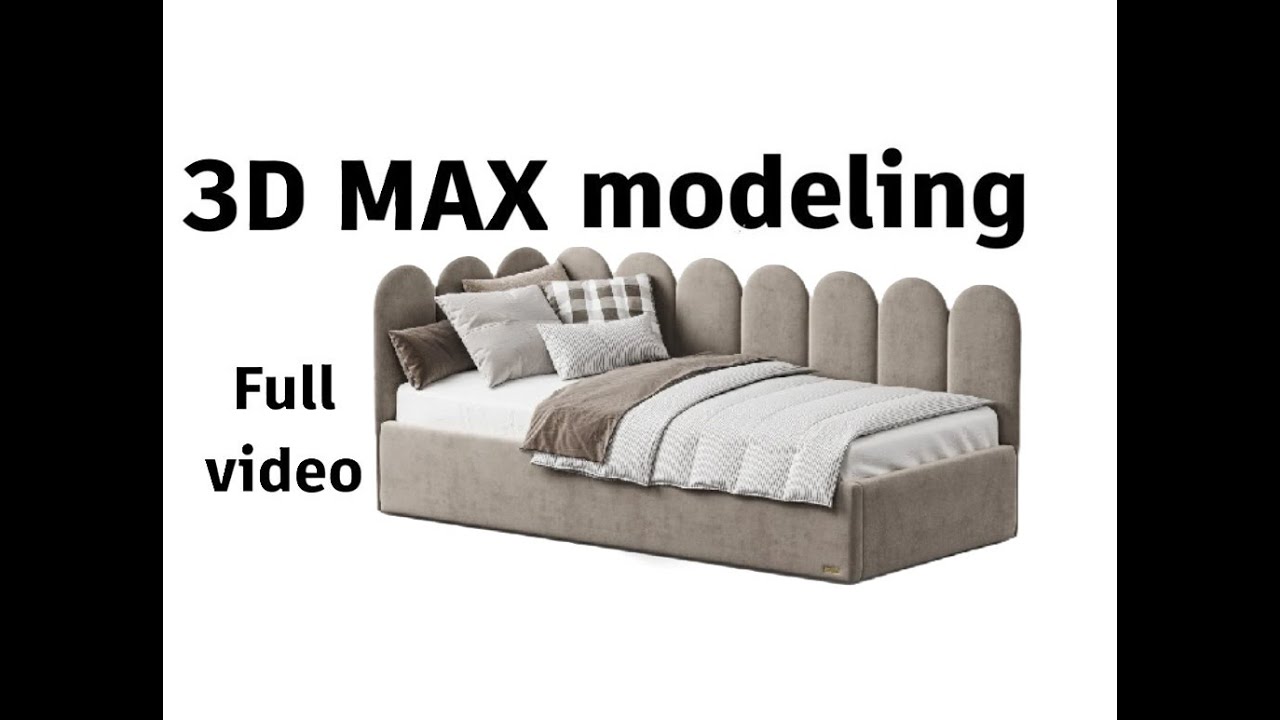 modeling bed in 3d max #5