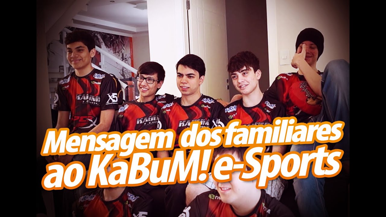 Mensagem dos familiares ao KaBuM! e-Sports