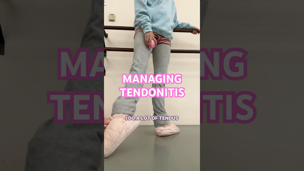 MANAGING TENDONITIS #ballerina#achillestendonitis#tendonitis#tips#dancer#exercise#injury#protip