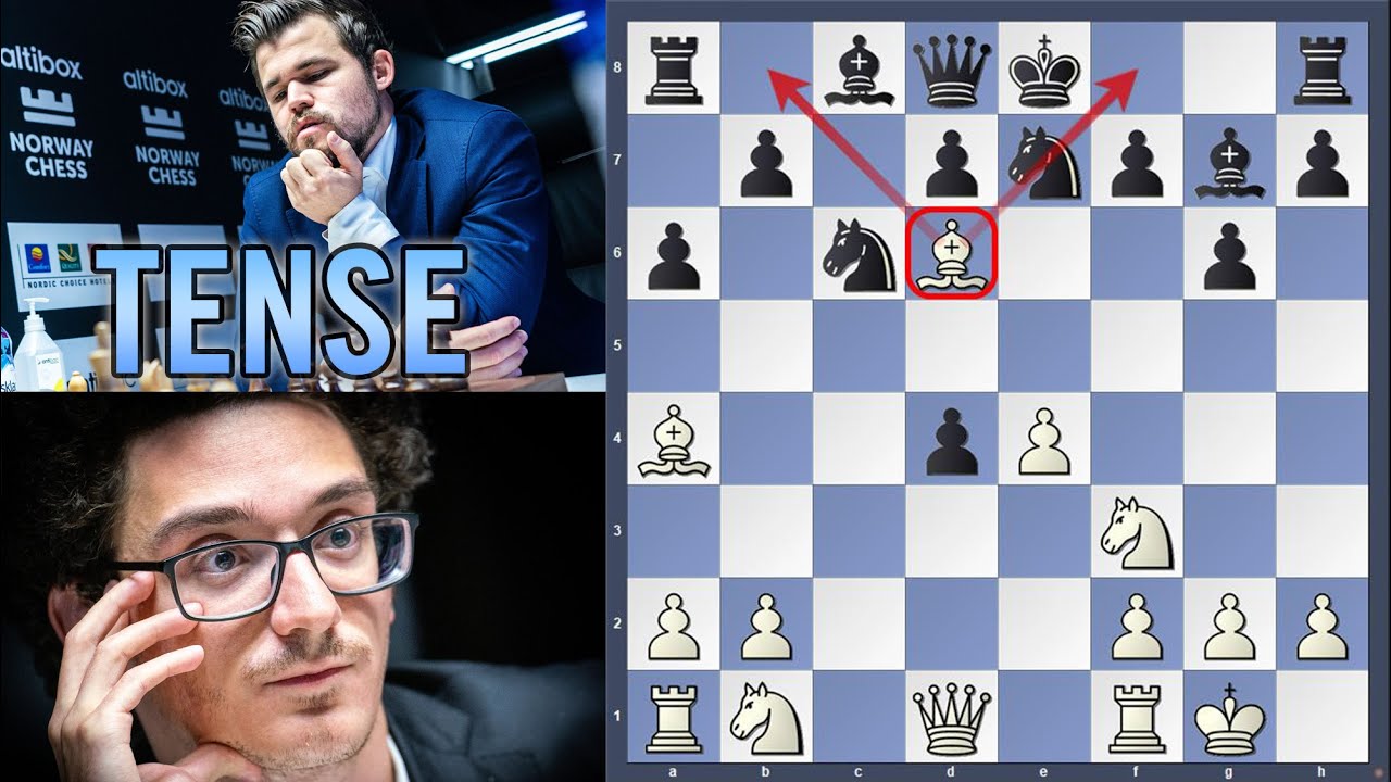 On the cliff edge ⚡️ | Caruana vs Carlsen | Norway Chess 2020