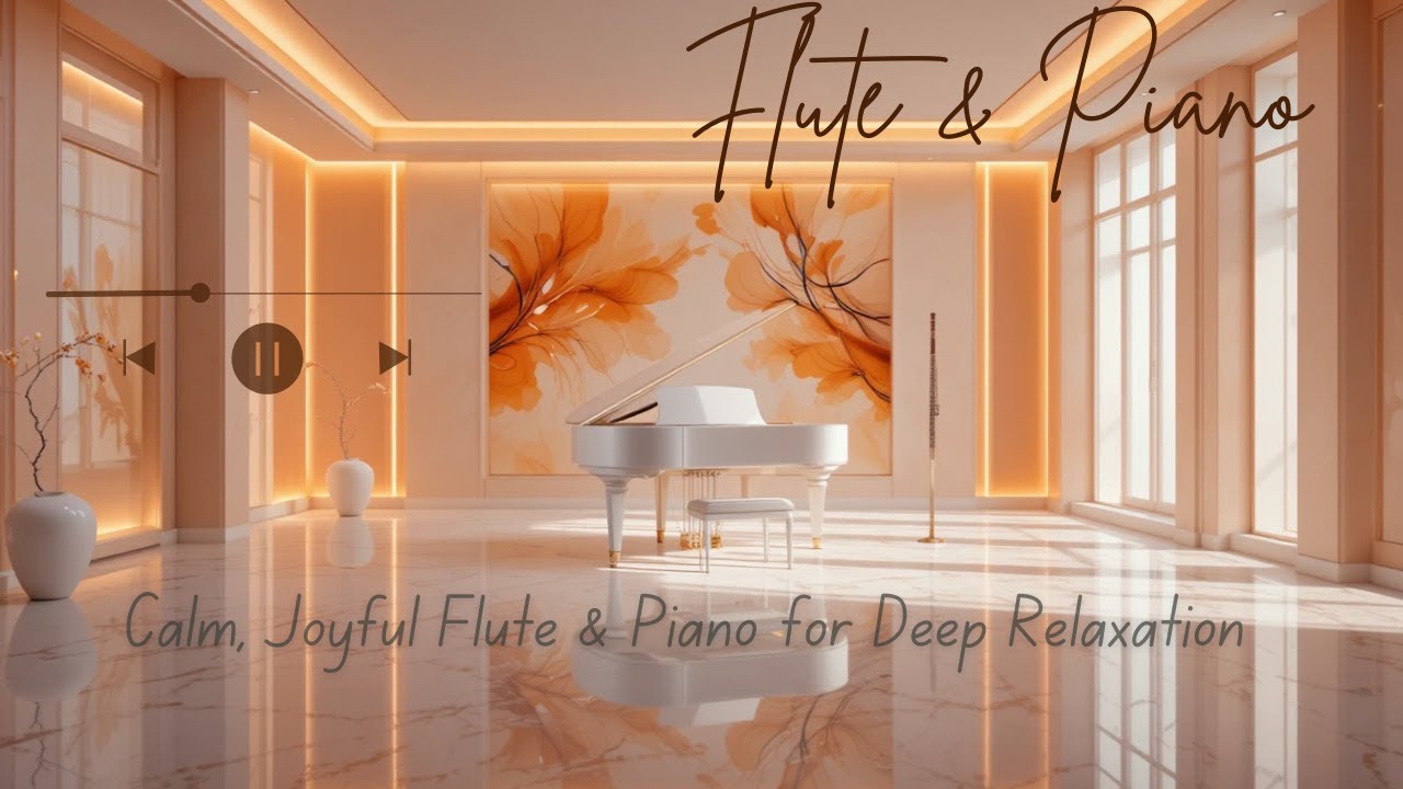 Relaxing Flute & Piano Music | Deep Relaxation Stress Relief | Peaceful Flute and Piano Music 