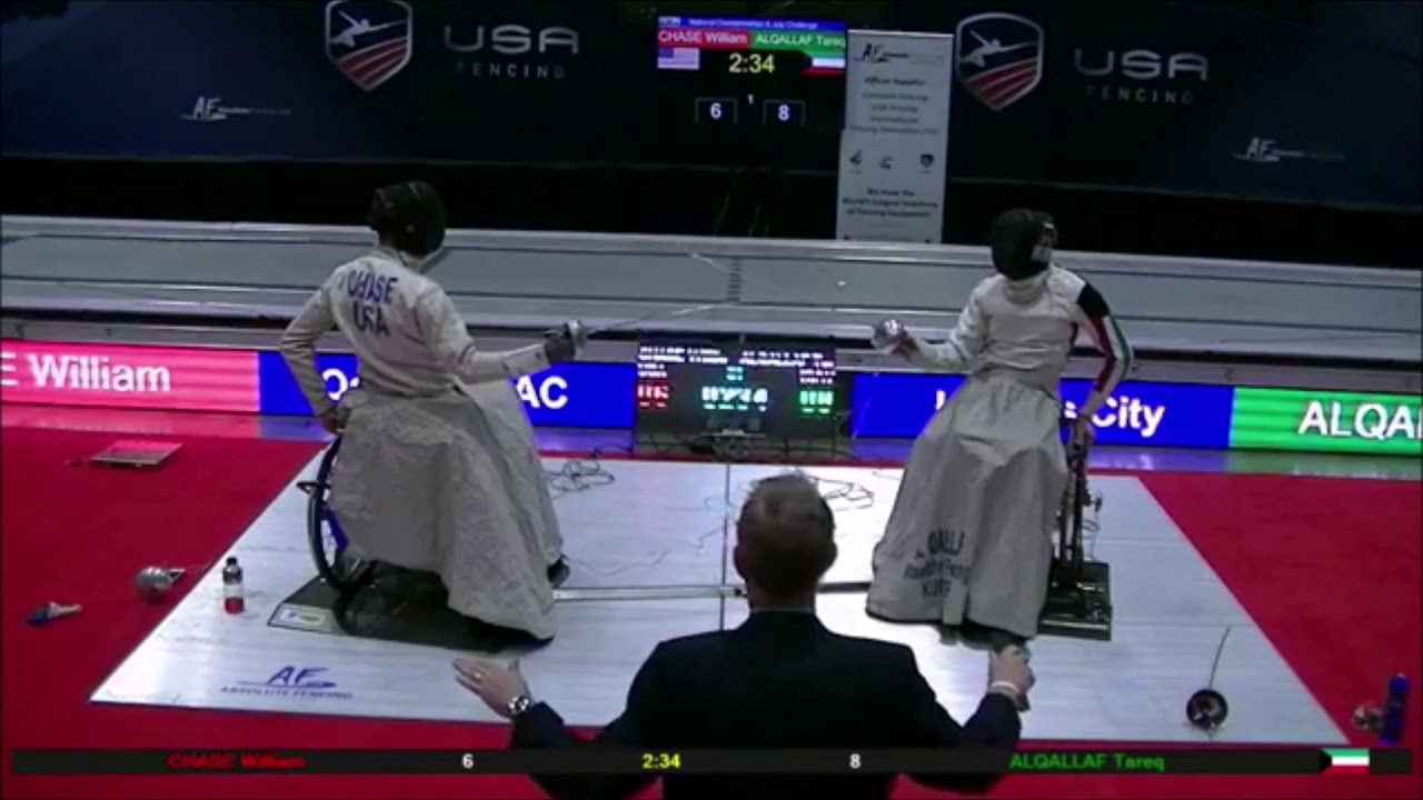 2019 October NAC Parafencing Men's Epee: Chase vs. Alqallaf