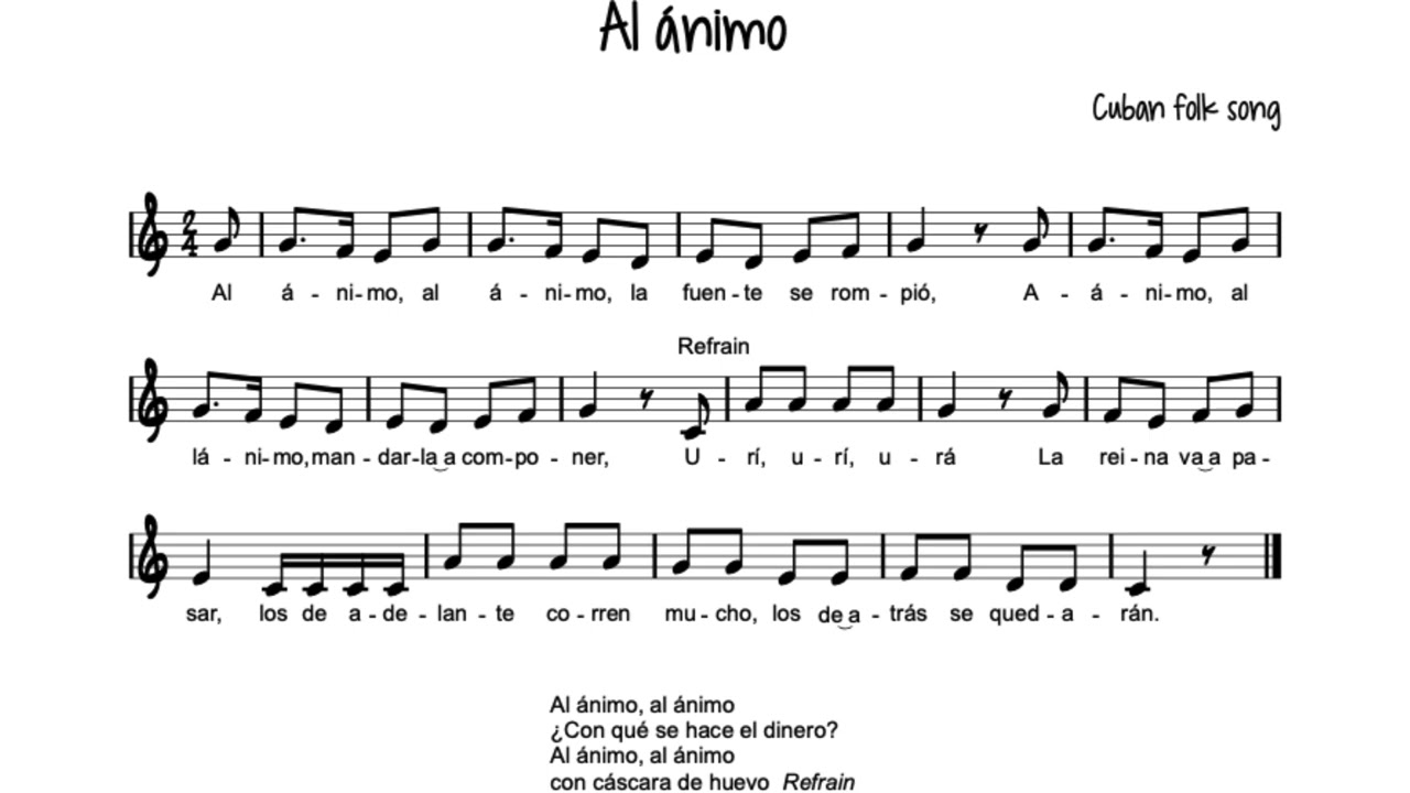 Al ánimo