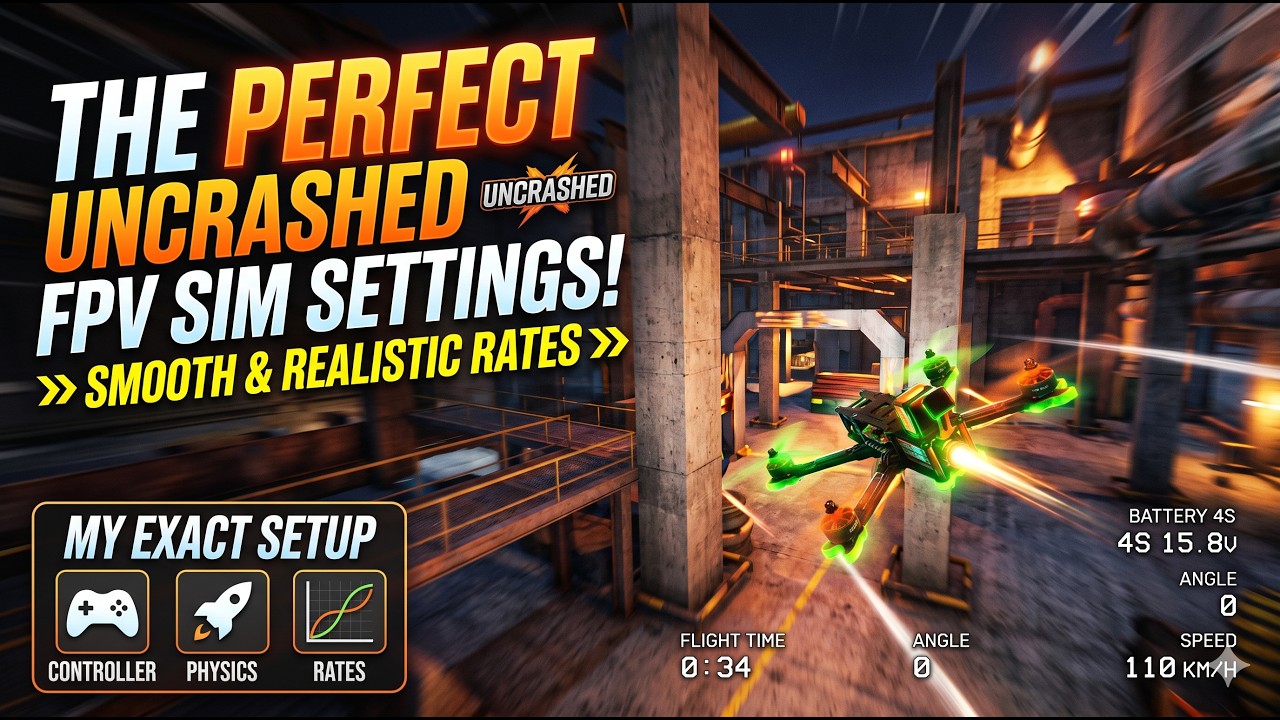 How to Make Uncrashed Feel Like a REAL FPV Drone (Best Simulator Settings)