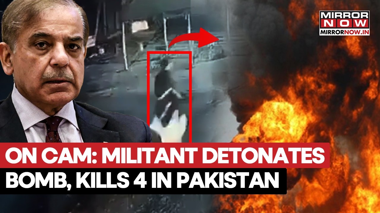 Pakistan Terror Attack: Militant Detonates Bomb On Cam Near Police Checkpost, 4 Officers Killed
