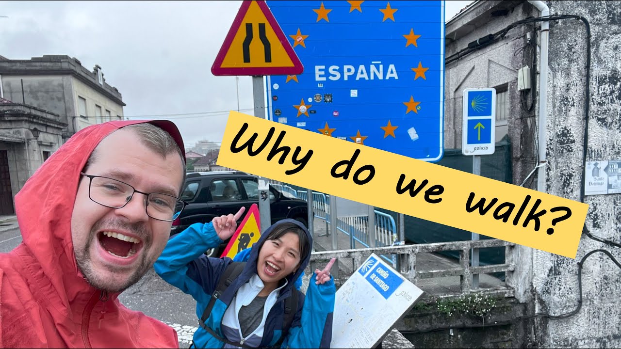 We made it to Spain! Crossing boarders after over 130km of walking the camino.