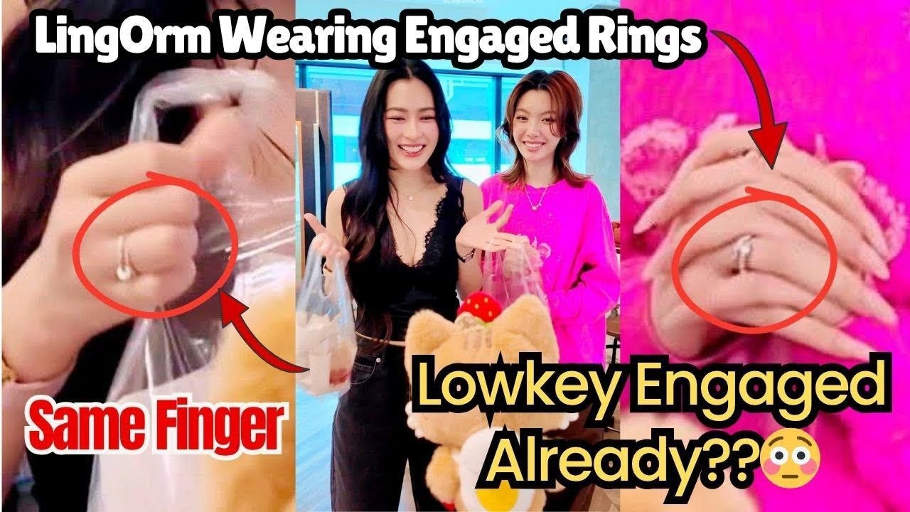 After Ling&rsquo;s Birthday, LingOrm Wore Engaged Rings on the Same Finger&hellip; Again 😳 #lingorm #gl 