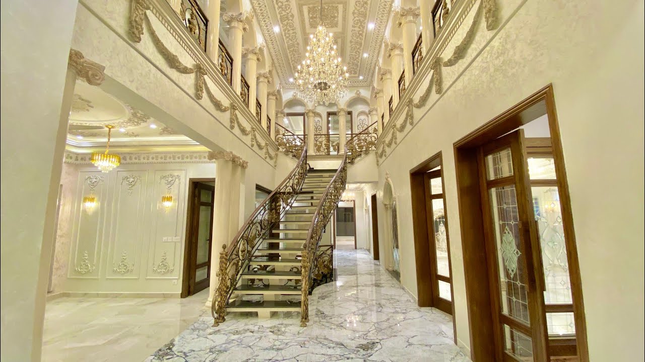 1 Kanal Spanish House 🏘️ with swimming Poll, Cinema Hall & Full Basement