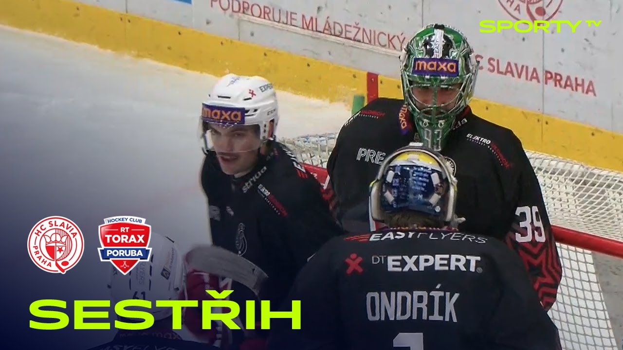 HC Slavia Praha vs. HC RT TORAX Poruba 8:0 | Maxa liga | 23. kolo | SESTŘIH
