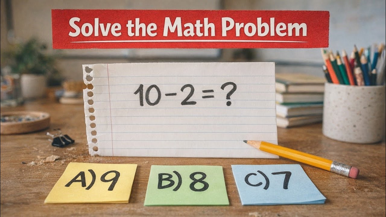 Solve This Subtraction Problem | Easy Math Quiz 🧠 | Quiz By DH |