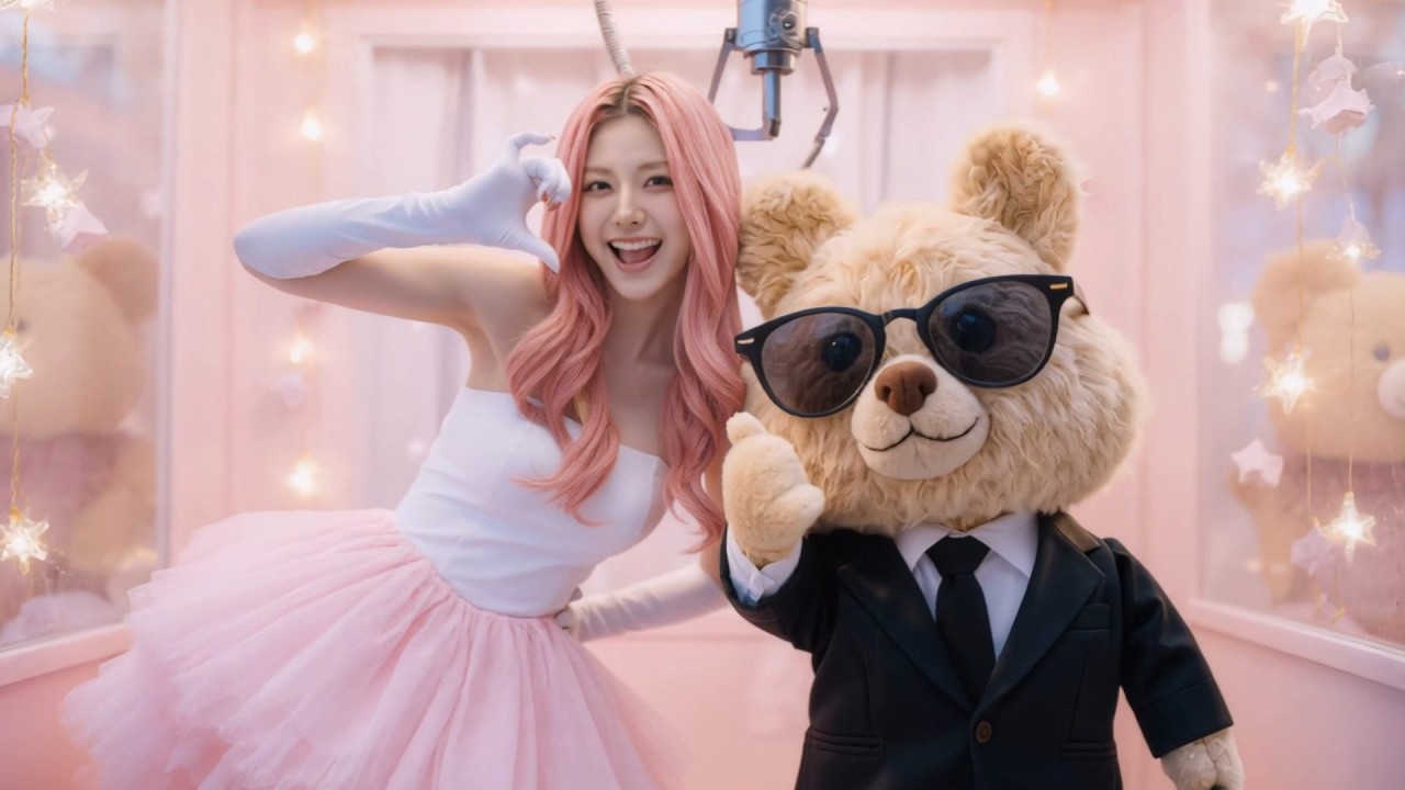 💓🎀 Next Beat to You - Cheonsori Pink | Playful K-Pop Pop-Dance [SimplyFun][AI] 🎵🌸