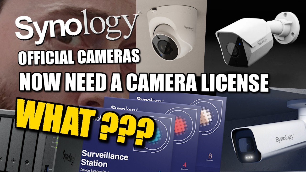 Synology Cameras NOW NEED A CAMERA LICENSE..  WAIT, WHAT???
