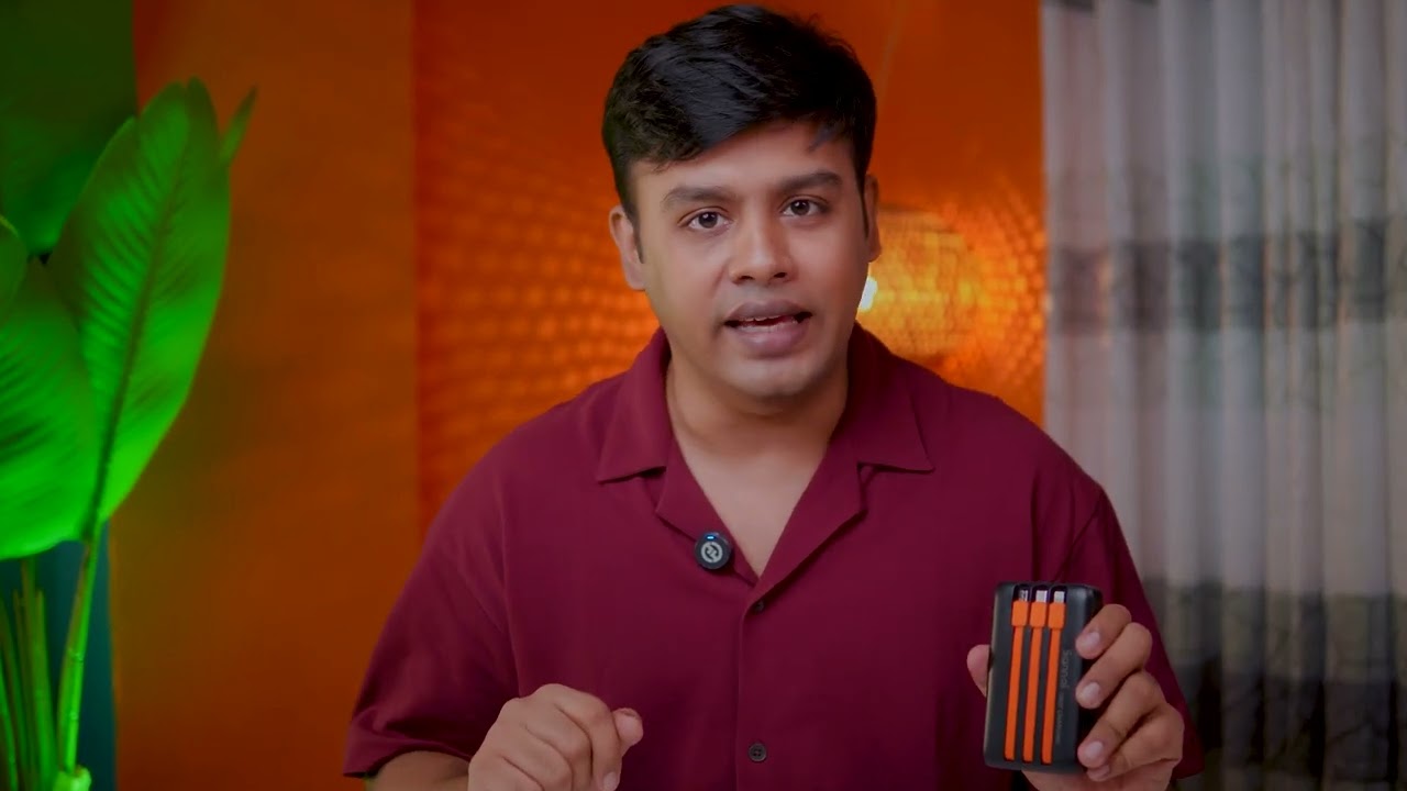 Slim, Fast & Reliable 10000mAh Power Bank | 22.5W | Built-in Cable