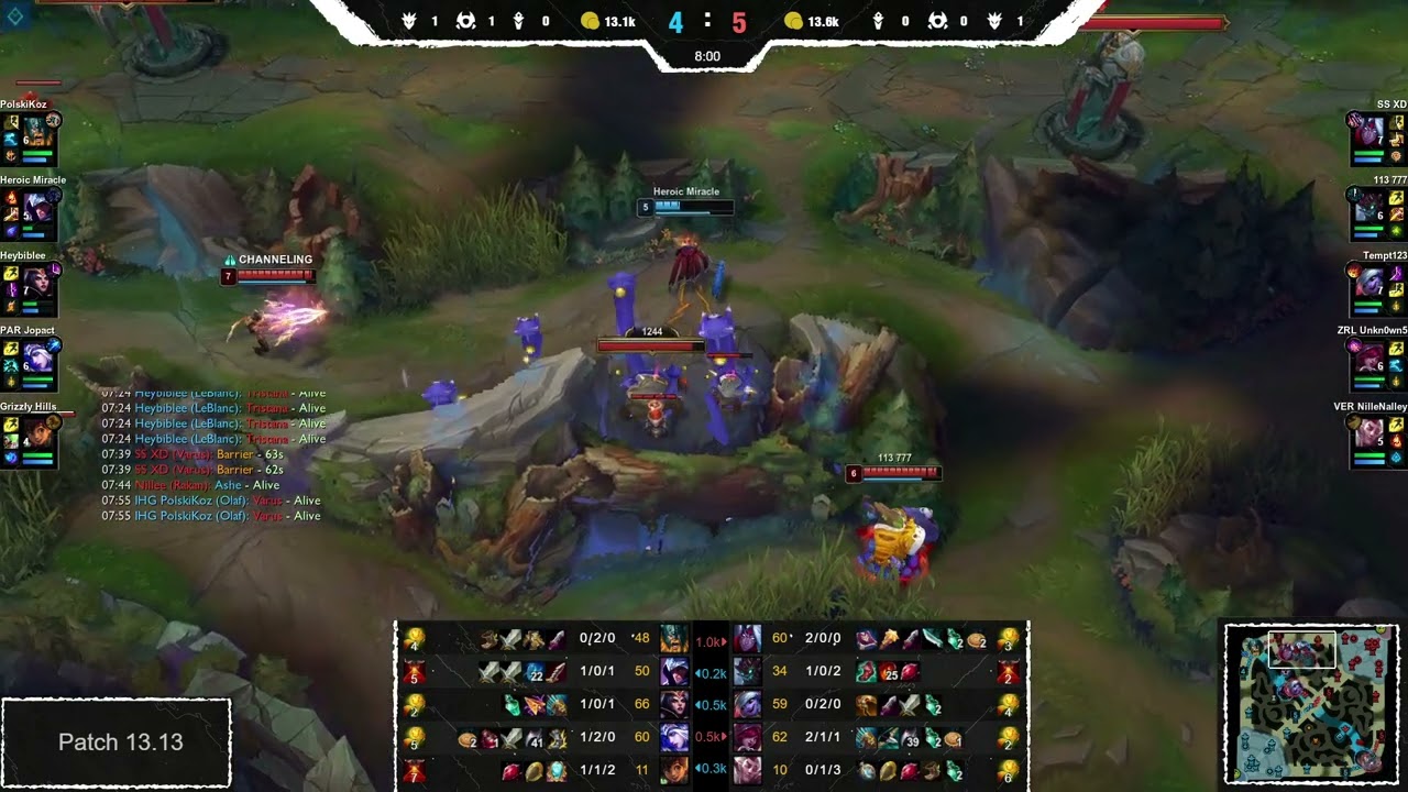 🔹[PAR] Jopa🔹PolskiK -VS- 🔸[ZRL] Unkn0wn5🔸[VER] NilleNalley - LoL Ranked Replay