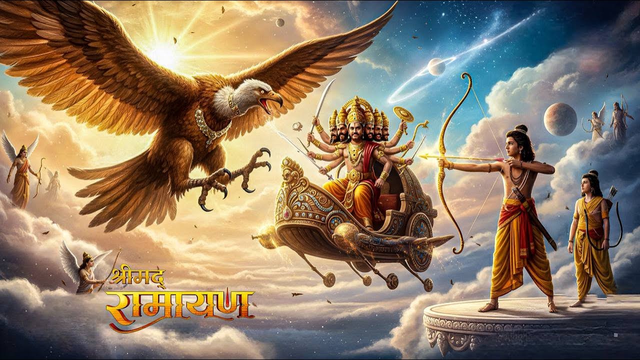 स्त्री के सम्मान में लव कुश ने लड़ा रावण और जटायु से युद्ध! || Shrimad Ramayan || Full Episode ||
